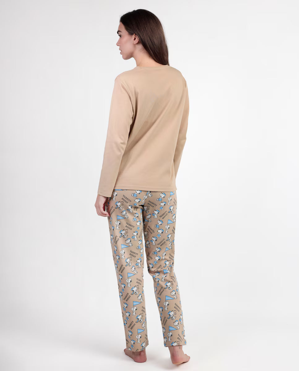 PIJAMA MANGA LARGA MUJER BEAGLE ALL STAR