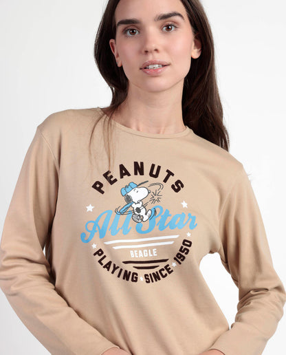 PIJAMA MANGA LARGA MUJER BEAGLE ALL STAR