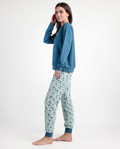 PIJAMA MANGA LARGA MUJER BEAGLE SCOUT