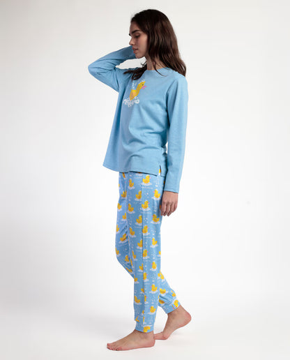 PIJAMA MANGA LARGA MUJER SWEET DOCKING