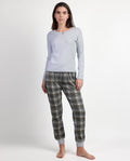 PIJAMA MANGA LARGA MUJER NEVER GIVE UP