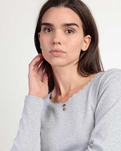 PIJAMA MANGA LARGA MUJER NEVER GIVE UP