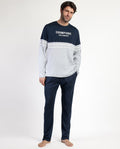 PIJAMA MANGA LARGA HOMBRE CHAMPIONS STAY AT HOME
