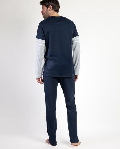 PIJAMA MANGA LARGA HOMBRE CHAMPIONS STAY AT HOME