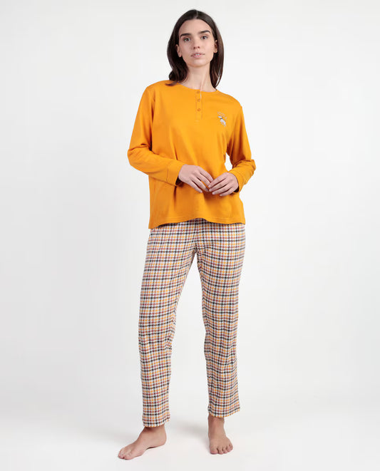 PIJAMA MANGA LARGA MUJER LOV LOV