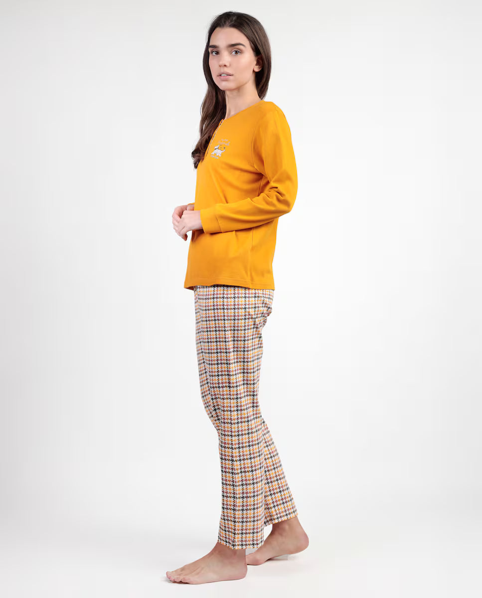 PIJAMA MANGA LARGA MUJER LOV LOV