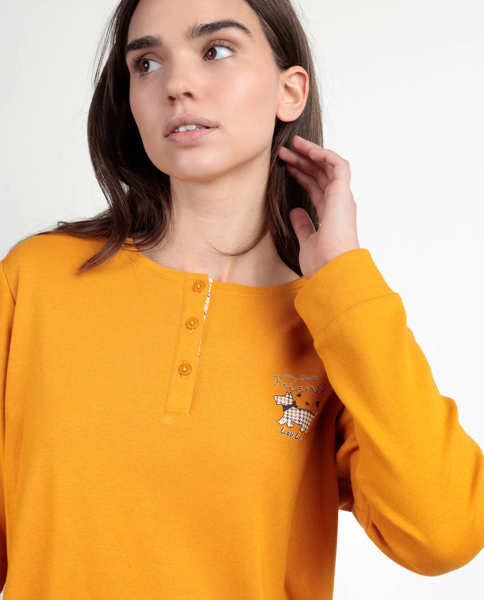 PIJAMA MANGA LARGA MUJER LOV LOV