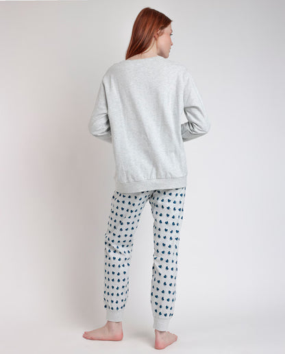 PIJAMA MANGA LARGA MUJER YOU MAKE ME LOVE