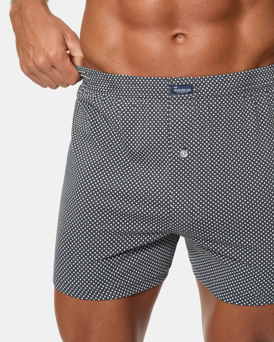 PACK-2 BOXERS ANCHOS MIX GRIS A0100