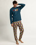 Pijama Hombre Star Wars Classic Wars Azul 100% Algodón