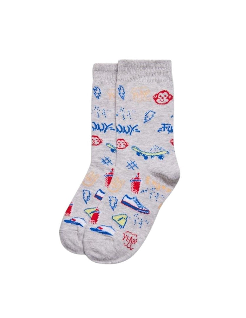 CALCETINES NIÑO GREY SPACE GAMES