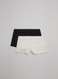 PACK-2 CULOTTES INFANTILES BÁSICOS GRIS Y NEGRO